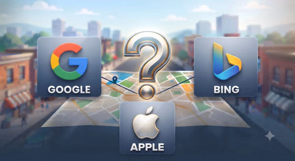 Illustration : Google, Bing ou Apple : quelle fiche prioriser ?